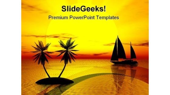 Sunset At Beach Nature PowerPoint Themes And PowerPoint Slides 0711 Sunset At Beach Nature PowerPoint Themes And PowerPoint Slides 0711