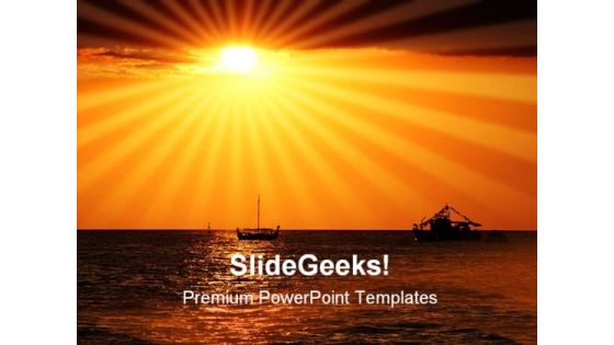 Sunset Nature PowerPoint Backgrounds And Templates 0111 Sunset Nature PowerPoint Backgrounds And Templates 0111