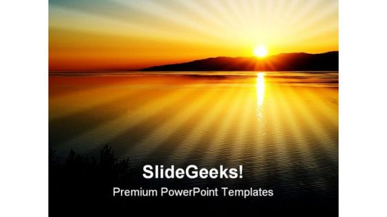 Sunset Nature PowerPoint Themes And PowerPoint Slides 0411 Sunset Nature PowerPoint Themes And PowerPoint Slides 0411