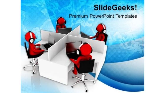 Support Center With Good Environment PowerPoint Templates Ppt Backgrounds For Slides 0713 Support Center With Good Environment PowerPoint Templates Ppt Backgrounds For Slides 0713