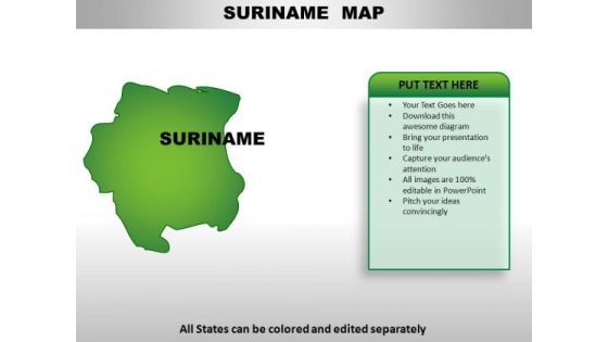 Suriname PowerPoint Maps Suriname PowerPoint Maps