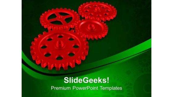 System Of Interconnected Gear Mechanism PowerPoint Templates Ppt Backgrounds For Slides 0613 System Of Interconnected Gear Mechanism PowerPoint Templates Ppt Backgrounds For Slides 0613
