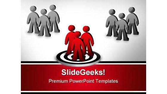 Target Best Team Business PowerPoint Templates And PowerPoint Backgrounds 1211