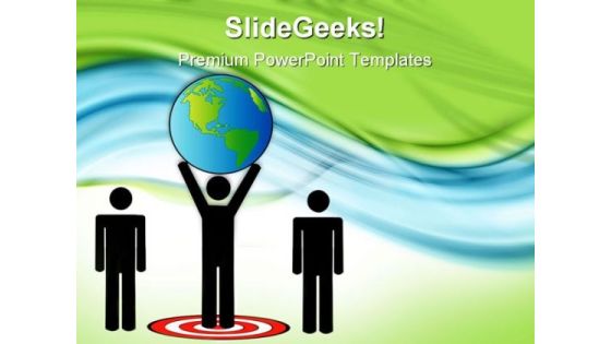 Targeted Person Carrying Globe Global PowerPoint Templates And PowerPoint Backgrounds 0811 Targeted Person Carrying Globe Global PowerPoint Templates And PowerPoint Backgrounds 0811