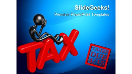 Tax People PowerPoint Backgrounds And Templates 1210