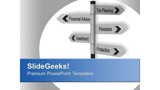 Tax Planning Finance Protection Signpost PowerPoint Templates Ppt Backgrounds For Slides 0213 Tax Planning Finance Protection Signpost PowerPoint Templates Ppt Backgrounds For Slides 0213