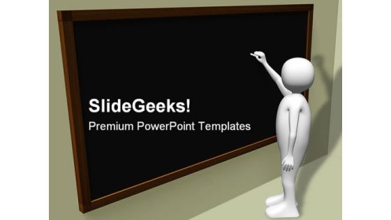 Teacher Education PowerPoint Themes And PowerPoint Slides 0511