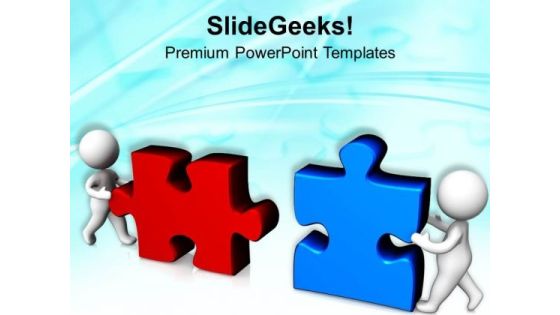 Team Assembling Jigsaw Puzzles Business Concept PowerPoint Templates Ppt Backgrounds For Slides 0513 Team Assembling Jigsaw Puzzles Business Concept PowerPoint Templates Ppt Backgrounds For Slides 0513