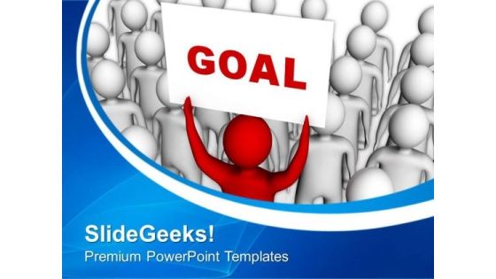 Team Completed The Business Goals And Targets PowerPoint Templates Ppt Backgrounds For Slides 0713