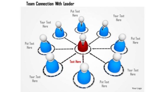 Team Connection With Leader PowerPoint Templates Team Connection With Leader PowerPoint Templates