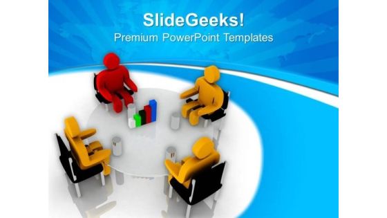 Team Discussion On Upliftment Of Business PowerPoint Templates Ppt Backgrounds For Slides 0713 Team Discussion On Upliftment Of Business PowerPoint Templates Ppt Backgrounds For Slides 0713
