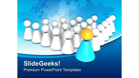 Team Follows The Leader Leadership Business PowerPoint Templates Ppt Backgrounds For Slides 0313 Team Follows The Leader Leadership Business PowerPoint Templates Ppt Backgrounds For Slides 0313