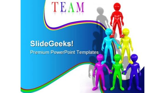 Team People Teamwork PowerPoint Backgrounds And Templates 1210