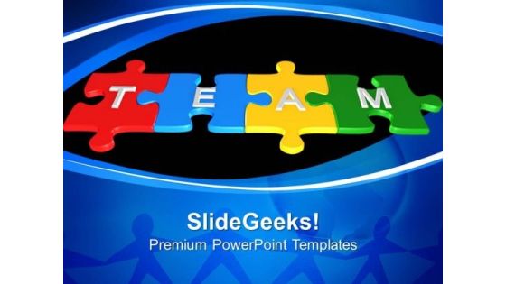 Team Puzzle Leadership PowerPoint Templates And PowerPoint Themes 0612 Team Puzzle Leadership PowerPoint Templates And PowerPoint Themes 0612