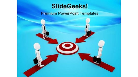 Team Target Business PowerPoint Templates And PowerPoint Backgrounds 0811 Team Target Business PowerPoint Templates And PowerPoint Backgrounds 0811