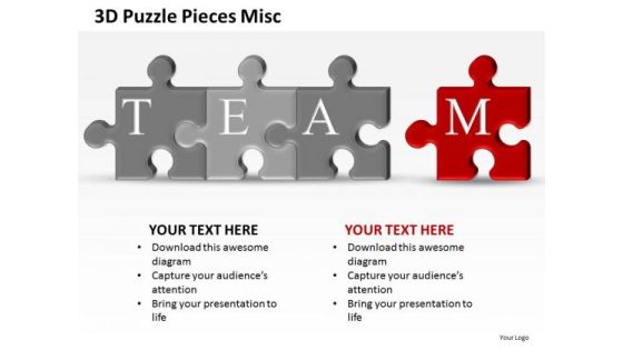 Teamwork 3d Puzzle Pieces Misc PowerPoint Slides And Ppt Diagram Templates Teamwork 3d Puzzle Pieces Misc PowerPoint Slides And Ppt Diagram Templates