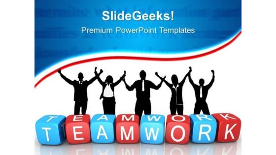 Teamwork Blocks Success PowerPoint Templates And PowerPoint Themes 0512 Teamwork Blocks Success PowerPoint Templates And PowerPoint Themes 0512