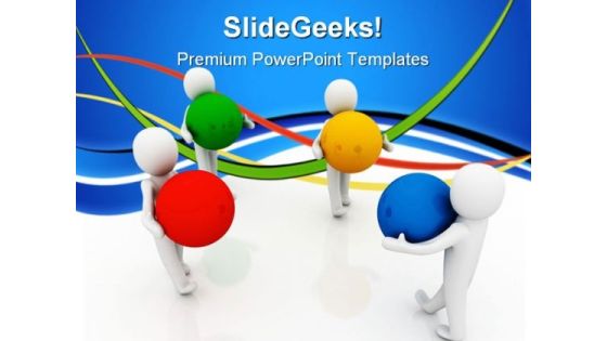 Teamwork Concept01 Leadership PowerPoint Templates And PowerPoint Backgrounds 0711