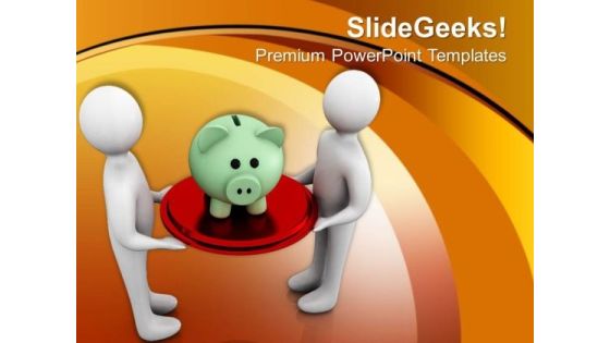 Teamwork Concept To Save Money Business PowerPoint Templates Ppt Backgrounds For Slides 0513 Teamwork Concept To Save Money Business PowerPoint Templates Ppt Backgrounds For Slides 0513