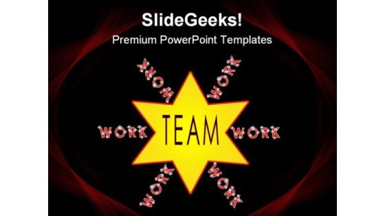 Teamwork Star Shapes PowerPoint Templates And PowerPoint Backgrounds 0811 Teamwork Star Shapes PowerPoint Templates And PowerPoint Backgrounds 0811