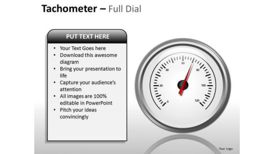 Technology Tachometer Full Dial PowerPoint Slides And Ppt Diagram Templates