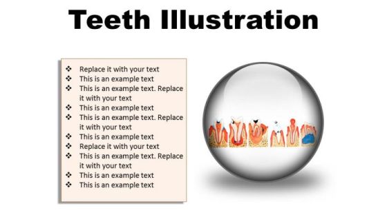 Teeth Illustration Dental PowerPoint Presentation Slides C Teeth Illustration Dental PowerPoint Presentation Slides C