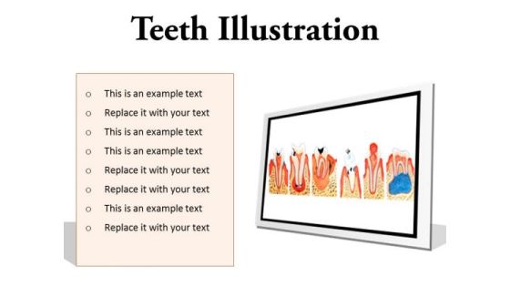 Teeth Illustration Dental PowerPoint Presentation Slides F Teeth Illustration Dental PowerPoint Presentation Slides F