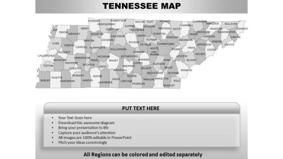 Tennessee PowerPoint Maps