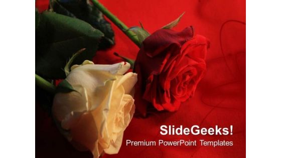 Thank You Roses PowerPoint Templates Ppt Backgrounds For Slides 0513
