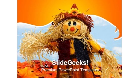 Thanks Give Nature PowerPoint Template 0610