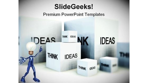 Think Of Ideas Business PowerPoint Templates And PowerPoint Backgrounds 0411 Think Of Ideas Business PowerPoint Templates And PowerPoint Backgrounds 0411