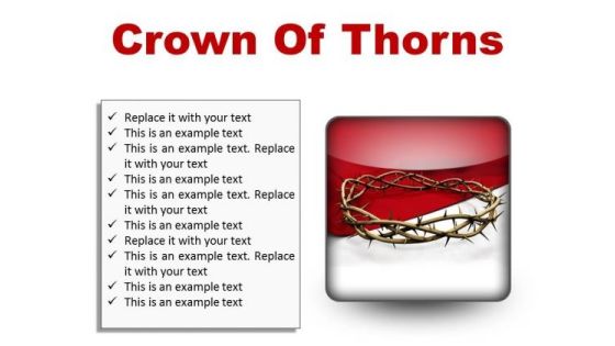 Thorns Of Crown Religion PowerPoint Presentation Slides S Thorns Of Crown Religion PowerPoint Presentation Slides S