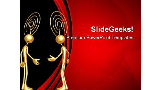 Thought Transmission People PowerPoint Themes And PowerPoint Slides 0811 Thought Transmission People PowerPoint Themes And PowerPoint Slides 0811