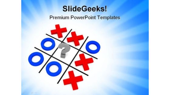 Tic Tac Game PowerPoint Themes And PowerPoint Slides 0811