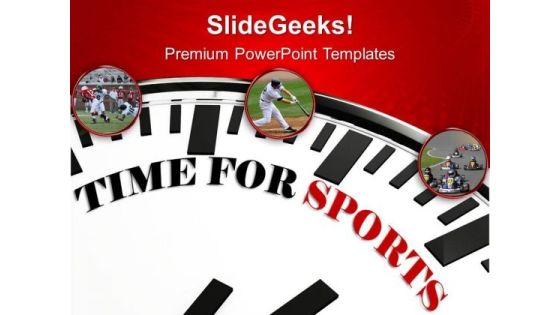 Time For Sports Concept Competition PowerPoint Templates Ppt Backgrounds For Slides 0413
