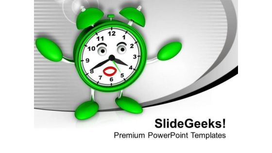 Time For Wake Up Morning Alarm PowerPoint Templates Ppt Backgrounds For Slides 0313 Time For Wake Up Morning Alarm PowerPoint Templates Ppt Backgrounds For Slides 0313