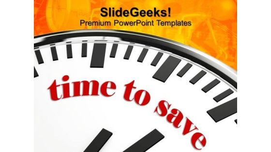 Time To Save Future PowerPoint Templates And PowerPoint Themes 0812