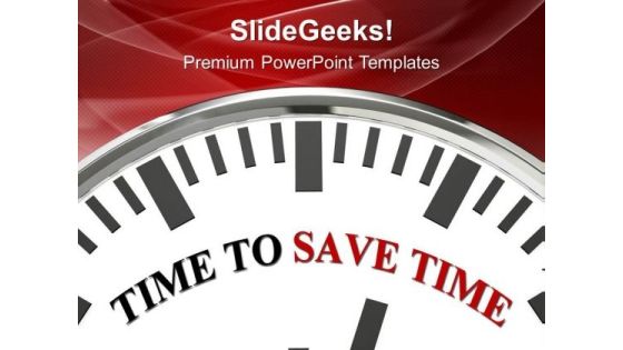 Time To Save Money Wisdom PowerPoint Templates Ppt Backgrounds For Slides 0313