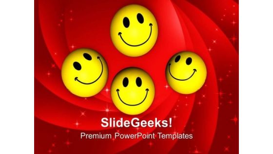 Time To Smile On Business Success PowerPoint Templates Ppt Backgrounds For Slides 0313