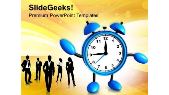 Time To Start Business Teamwork Concept PowerPoint Templates Ppt Backgrounds For Slides 0513