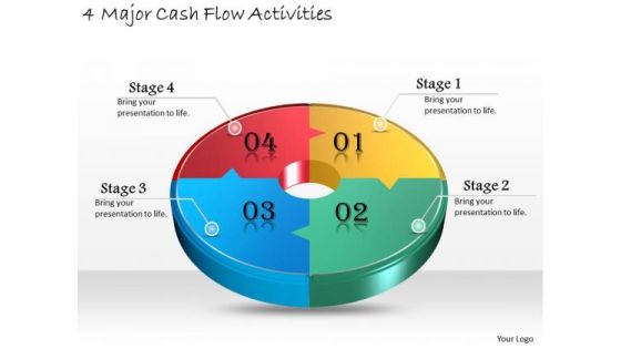 Timeline Ppt Template 4 Major Cash Flow Activities Timeline Ppt Template 4 Major Cash Flow Activities