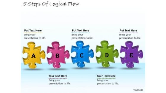 Timeline Ppt Template 5 Steps Of Logical Flow Timeline Ppt Template 5 Steps Of Logical Flow