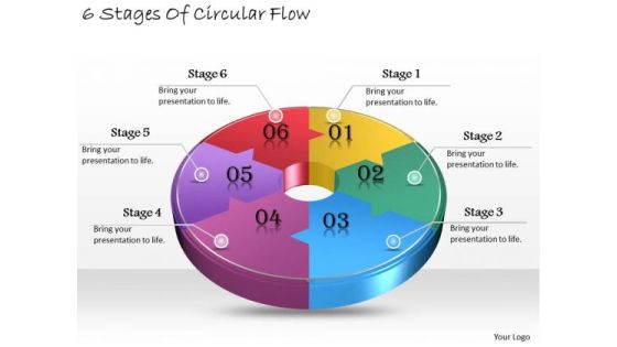Timeline Ppt Template 6 Stages Of Circular Flow Timeline Ppt Template 6 Stages Of Circular Flow