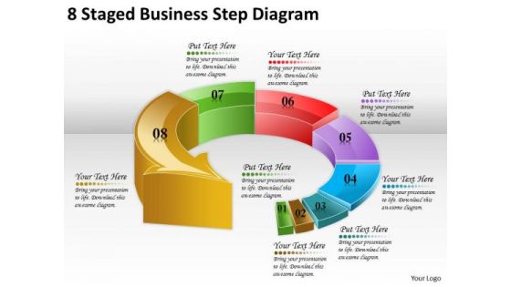 Timeline Ppt Template 8 Staged Business Step Diagram Timeline Ppt Template 8 Staged Business Step Diagram