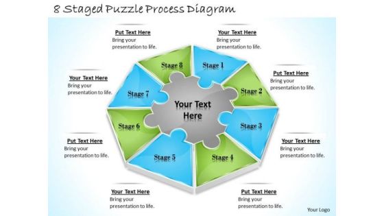 Timeline Ppt Template 8 Staged Puzzle Process Diagram Timeline Ppt Template 8 Staged Puzzle Process Diagram