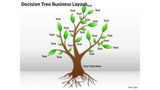 Timeline Ppt Template Decision Tree Business Layout