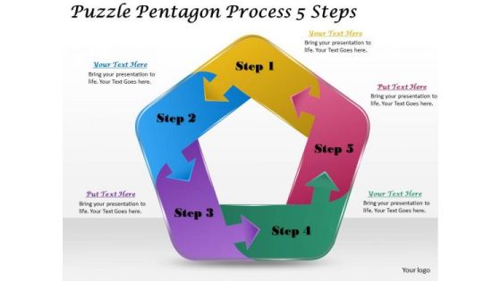 Timeline Ppt Template Puzzle Pentagon Process 5 Steps Timeline Ppt Template Puzzle Pentagon Process 5 Steps