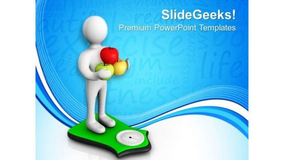 To Loose Wait Eat Fruits PowerPoint Templates Ppt Backgrounds For Slides 0813 To Loose Wait Eat Fruits PowerPoint Templates Ppt Backgrounds For Slides 0813