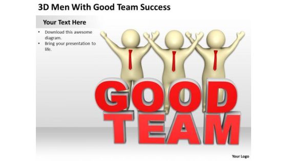 Top Business People 3d Men With Good Team Success PowerPoint Templates Top Business People 3d Men With Good Team Success PowerPoint Templates