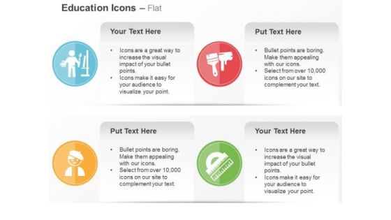 Training Teacher Class Brush Scale Ppt Slides Graphics
